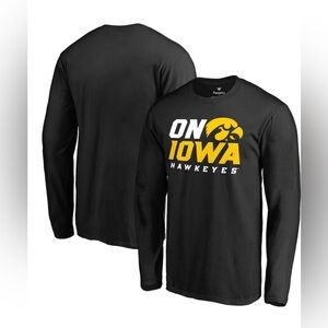 Iowa Hawkeyes Fanstics Xl Long Sleeve black Shirt